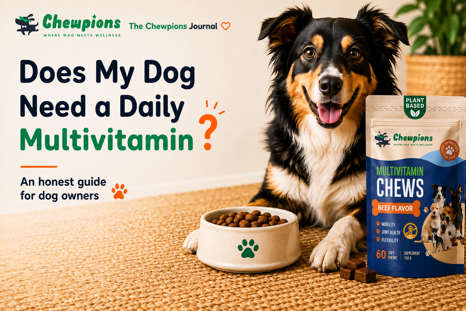 Does My Dog Need a Daily Multivitamin? An Honest Guide