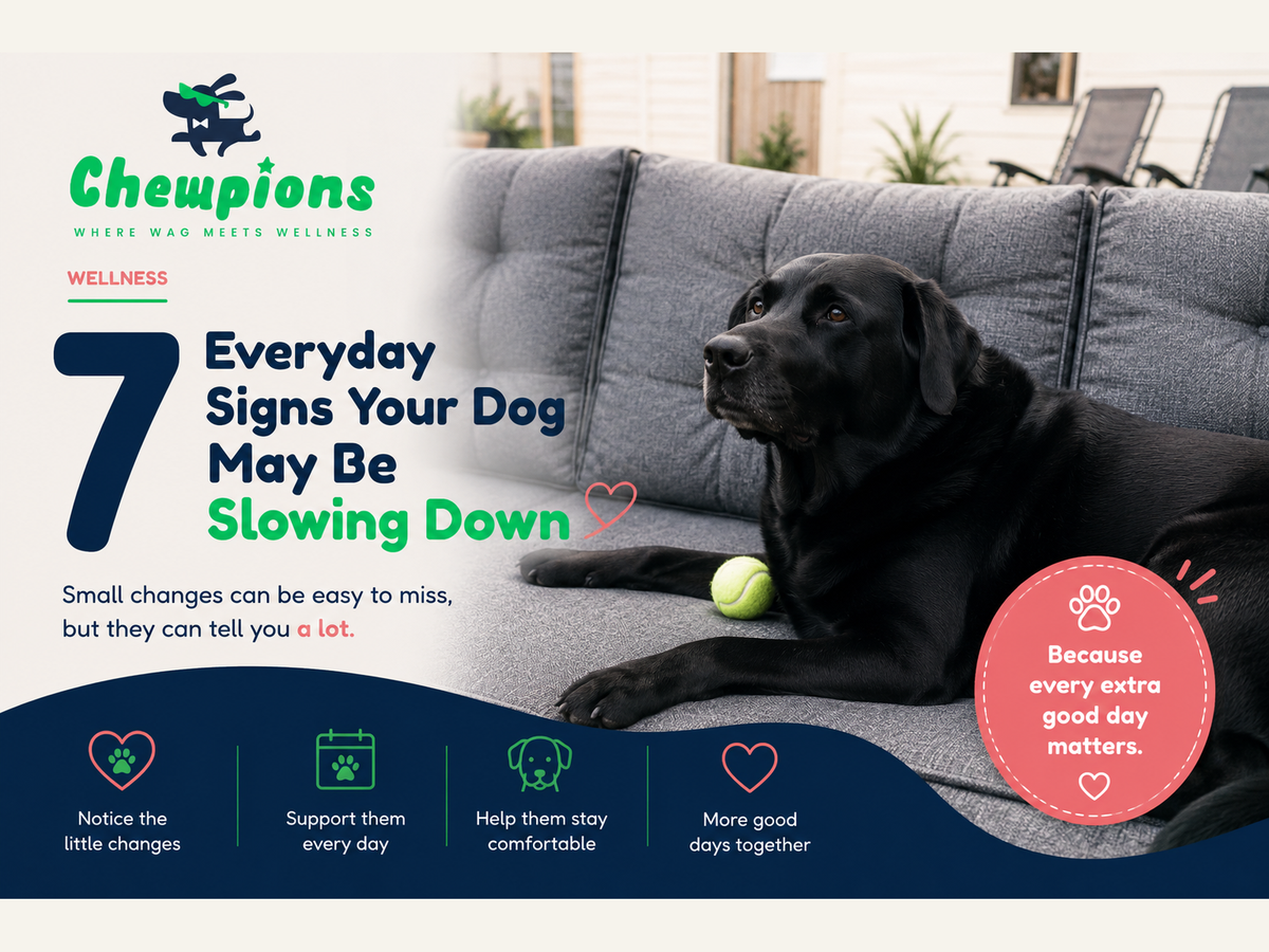 7 Everyday Signs Your Dog May Be Slowing Down