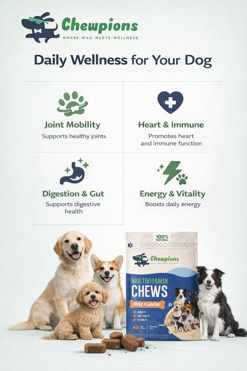 Daily Multivitamin Chews for Dogs