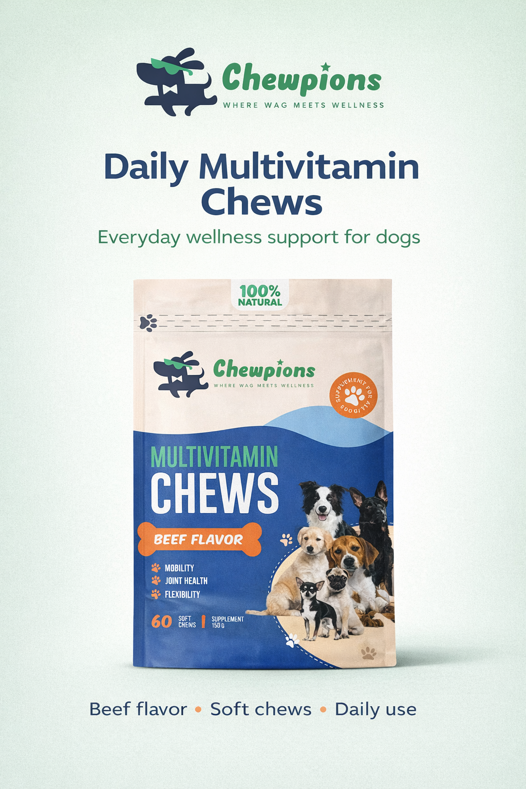 Daily Multivitamin Chews for Dogs