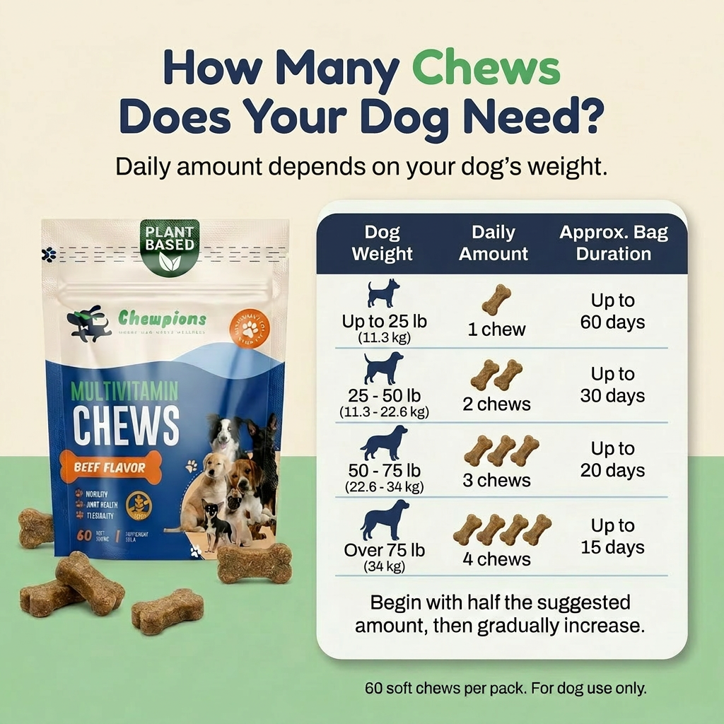 Daily Multivitamin Chews for Dogs